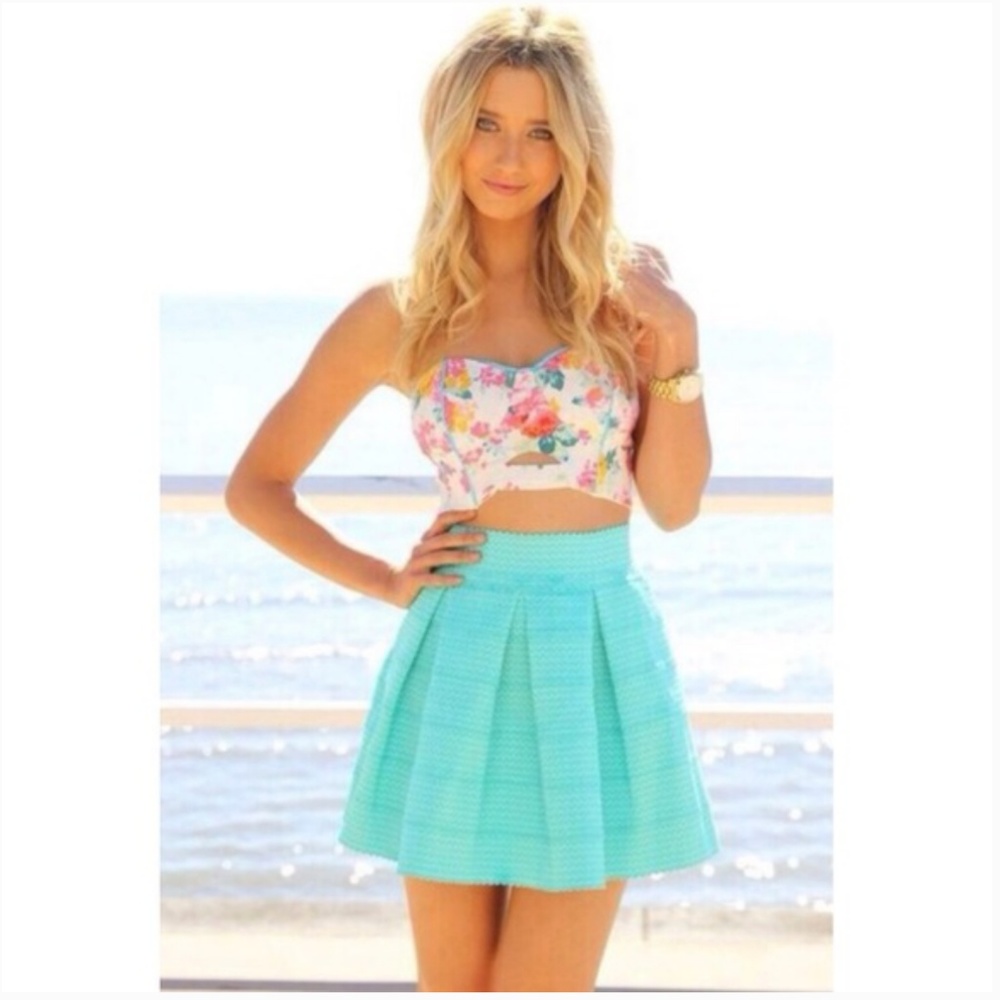 Ginger Fizz Banded Flare Skirt